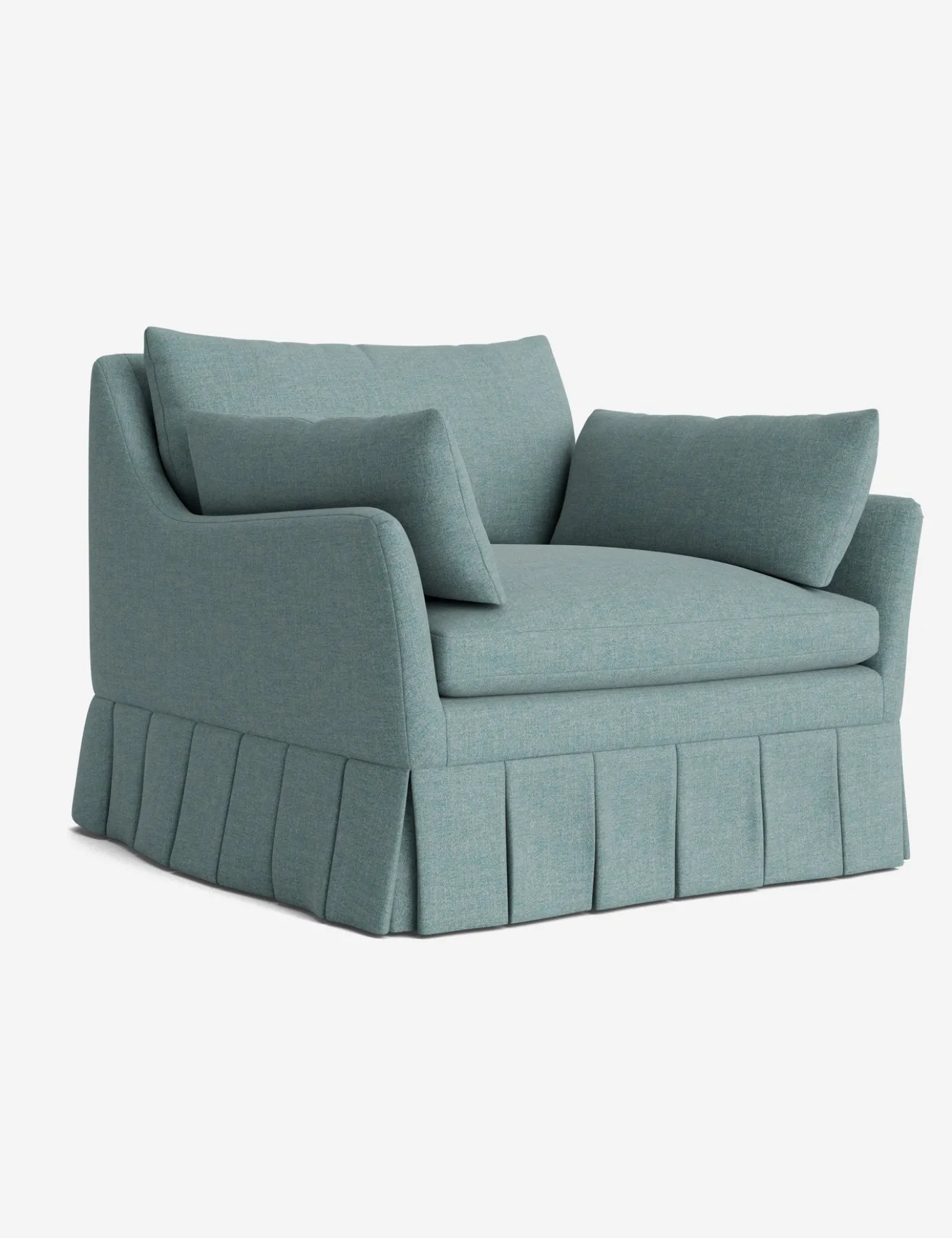 Portola Luxe Depth Pleated Chair