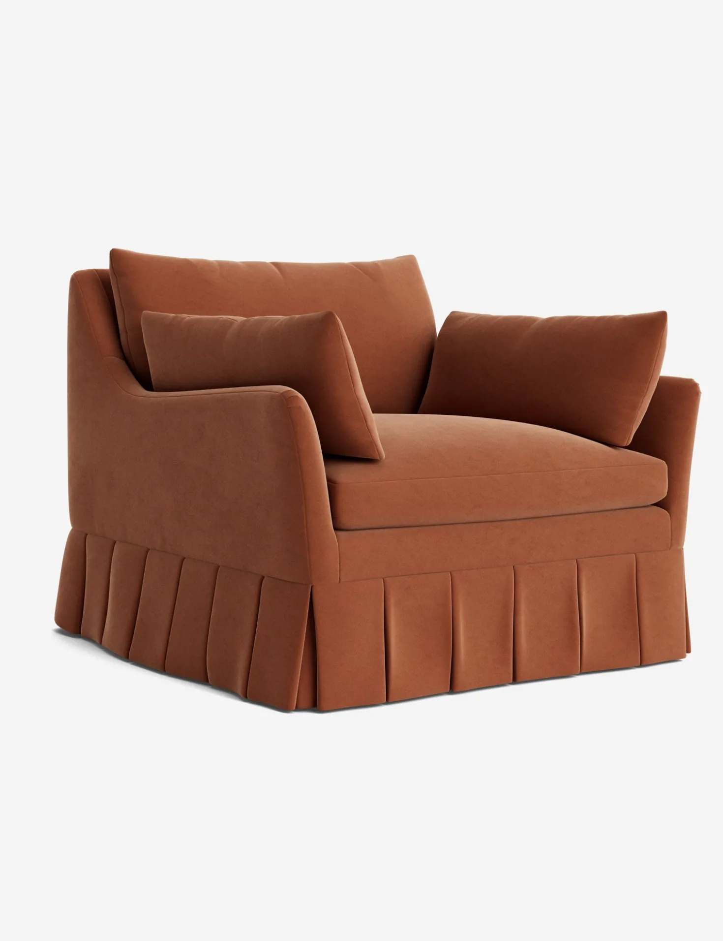 Portola Luxe Depth Pleated Chair