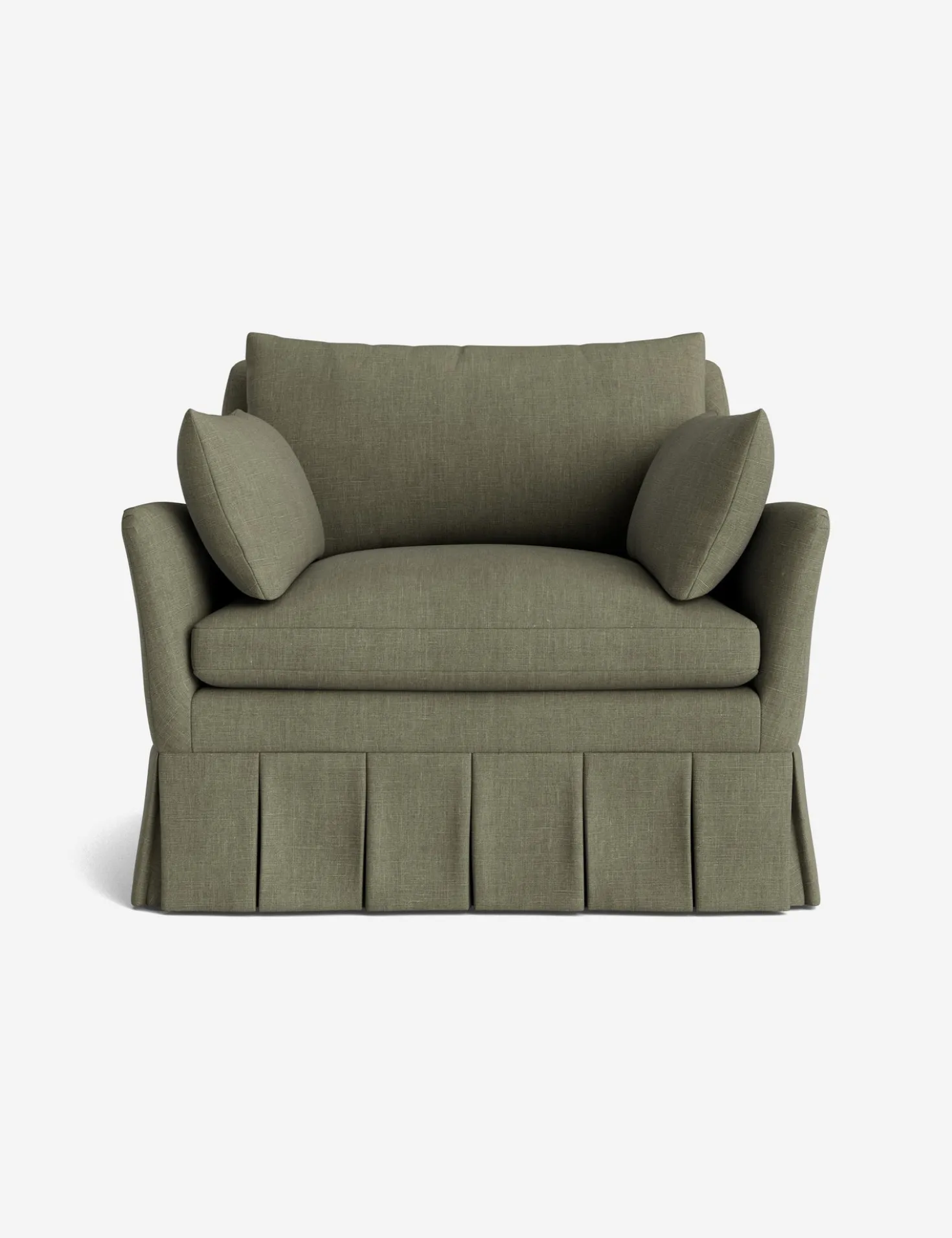 Portola Luxe Depth Pleated Chair