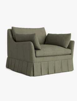 Portola Luxe Depth Pleated Chair