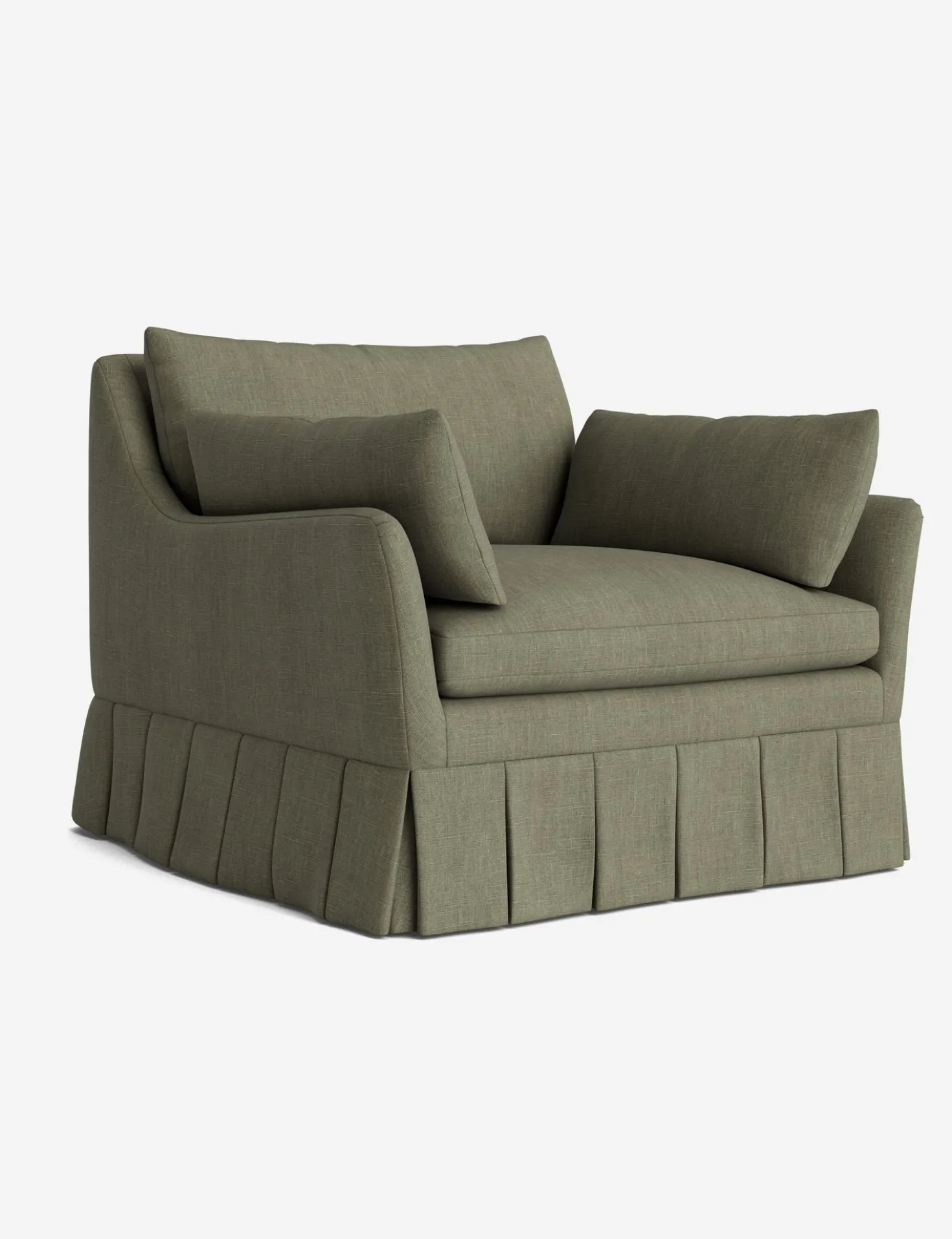 Portola Luxe Depth Pleated Chair