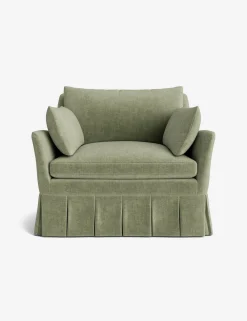 Portola Luxe Depth Pleated Chair