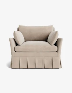 Portola Luxe Depth Pleated Chair