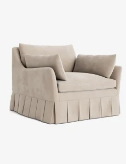 Portola Luxe Depth Pleated Chair