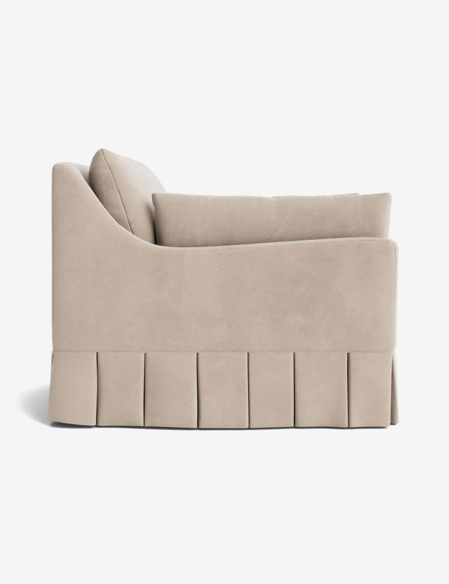 Portola Luxe Depth Pleated Chair