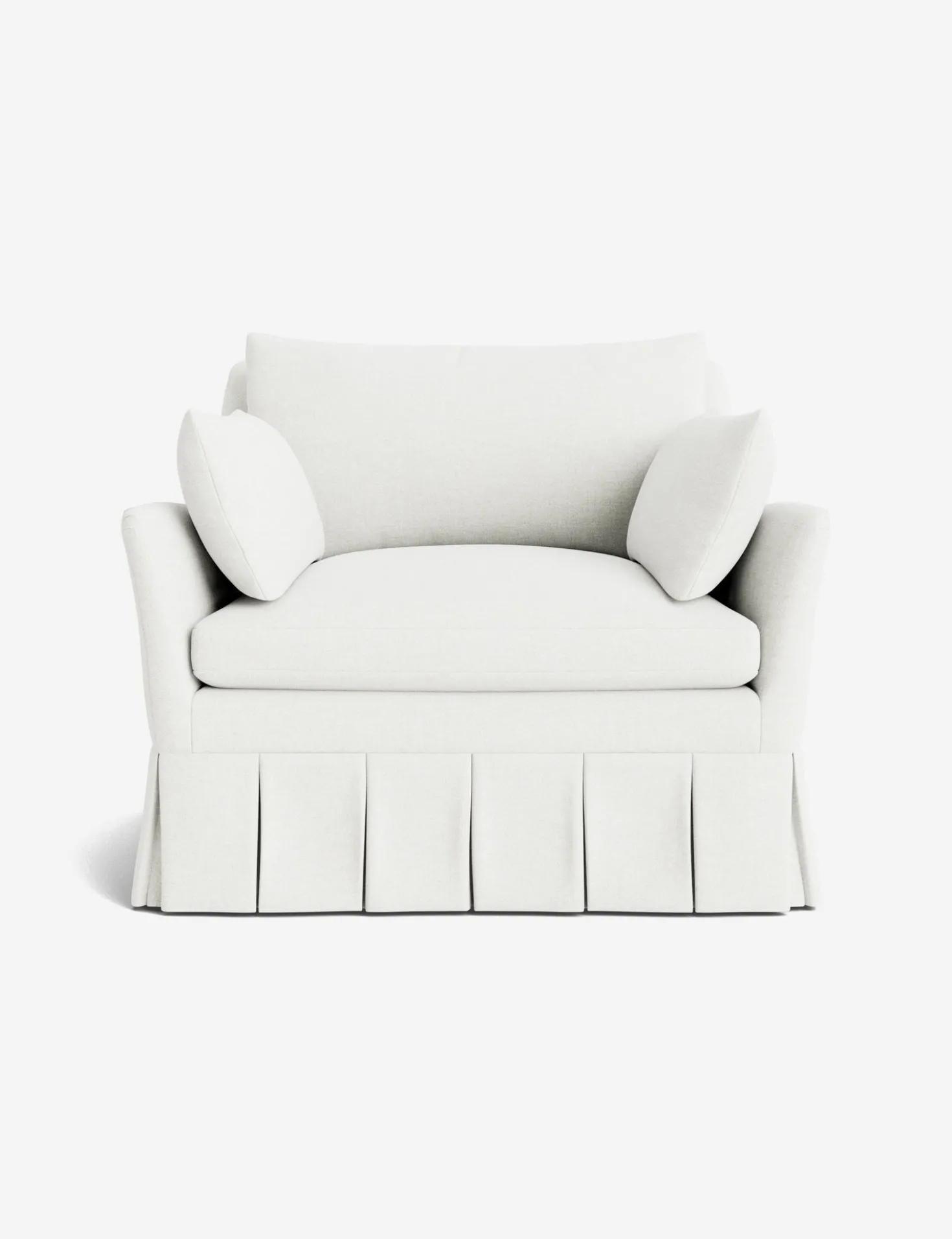Portola Luxe Depth Pleated Chair