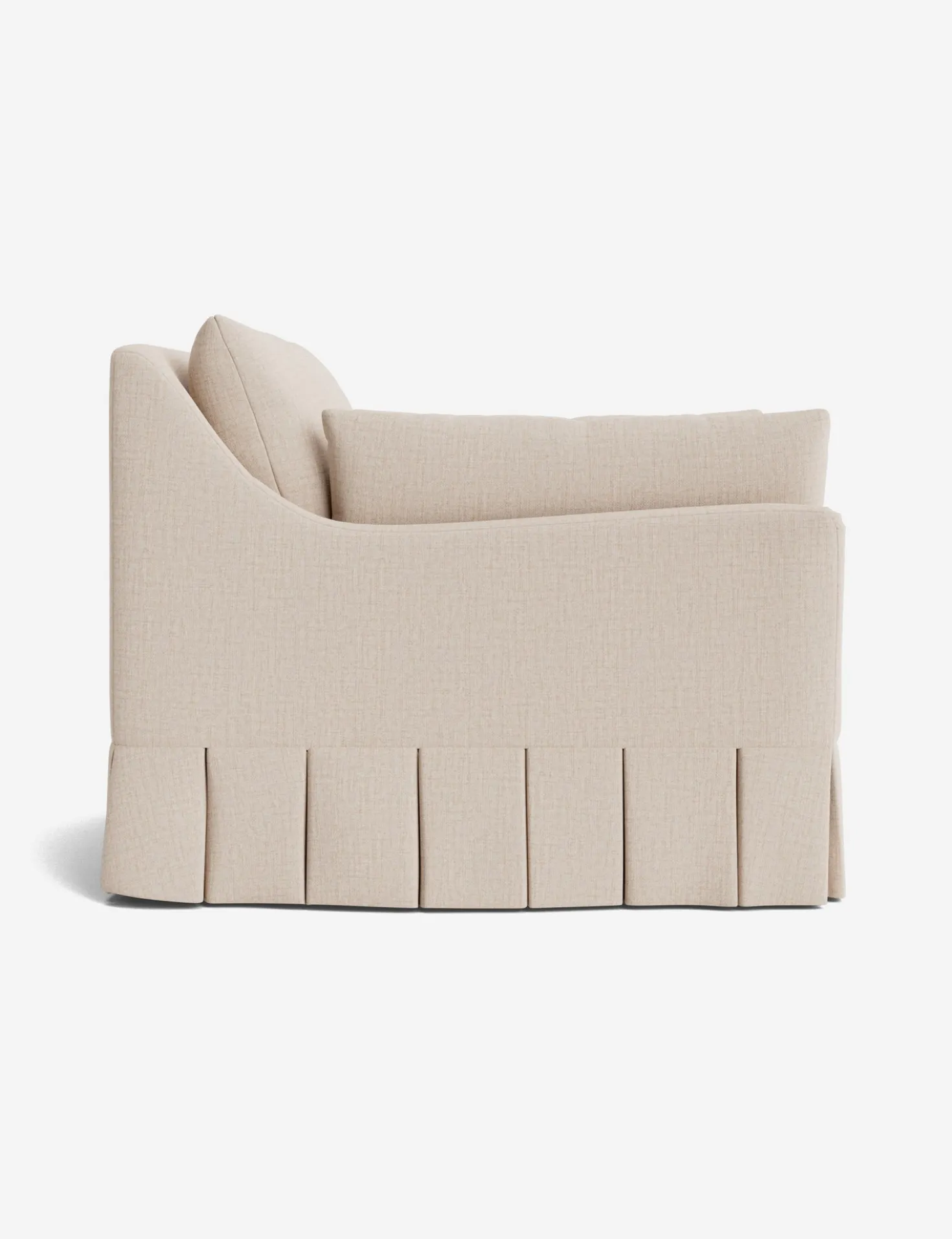 Portola Luxe Depth Pleated Chair