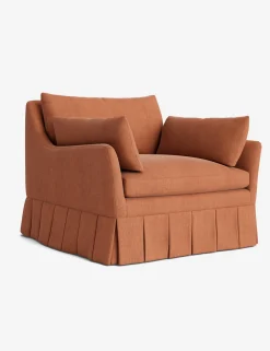 Portola Luxe Depth Pleated Chair