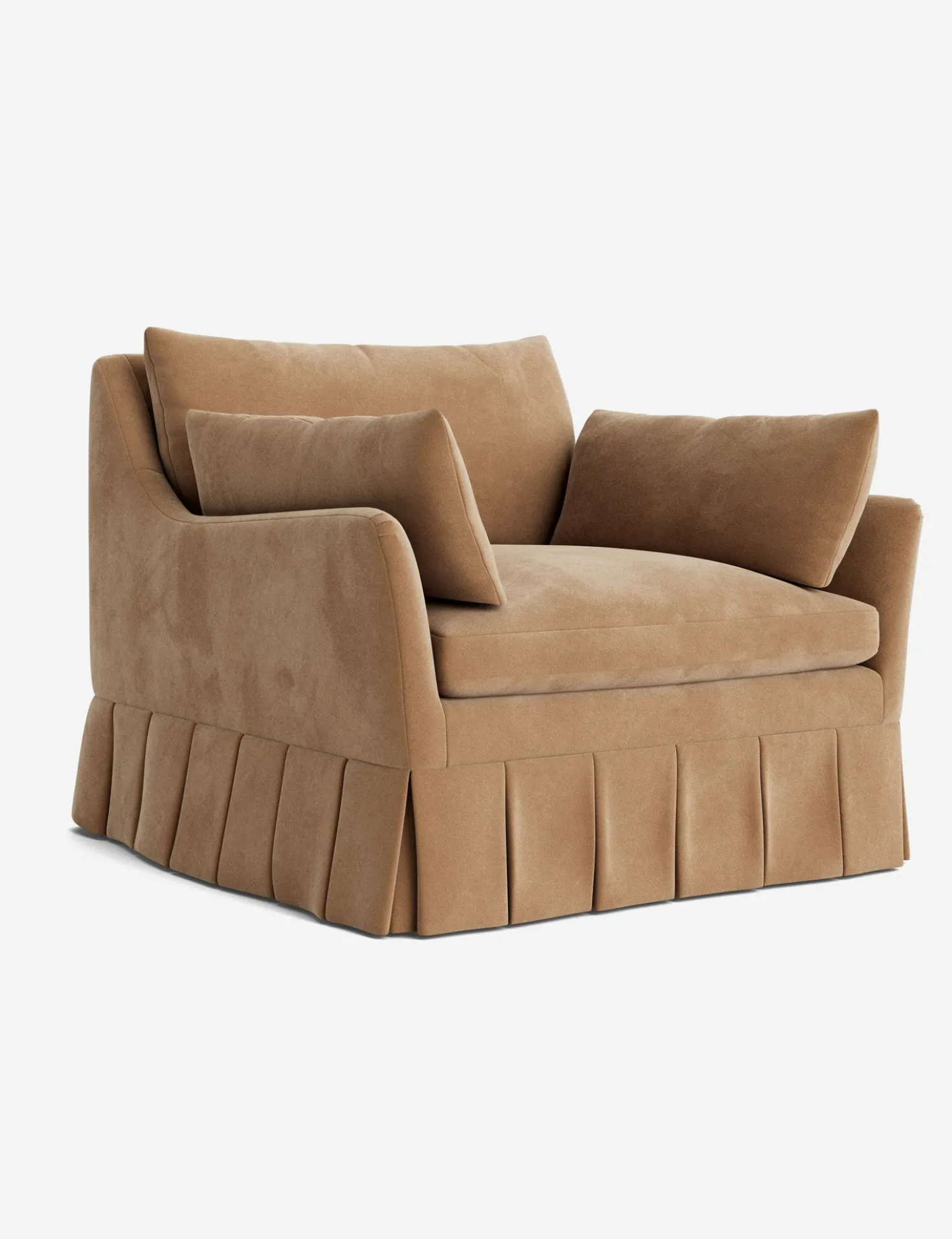 Portola Luxe Depth Pleated Chair
