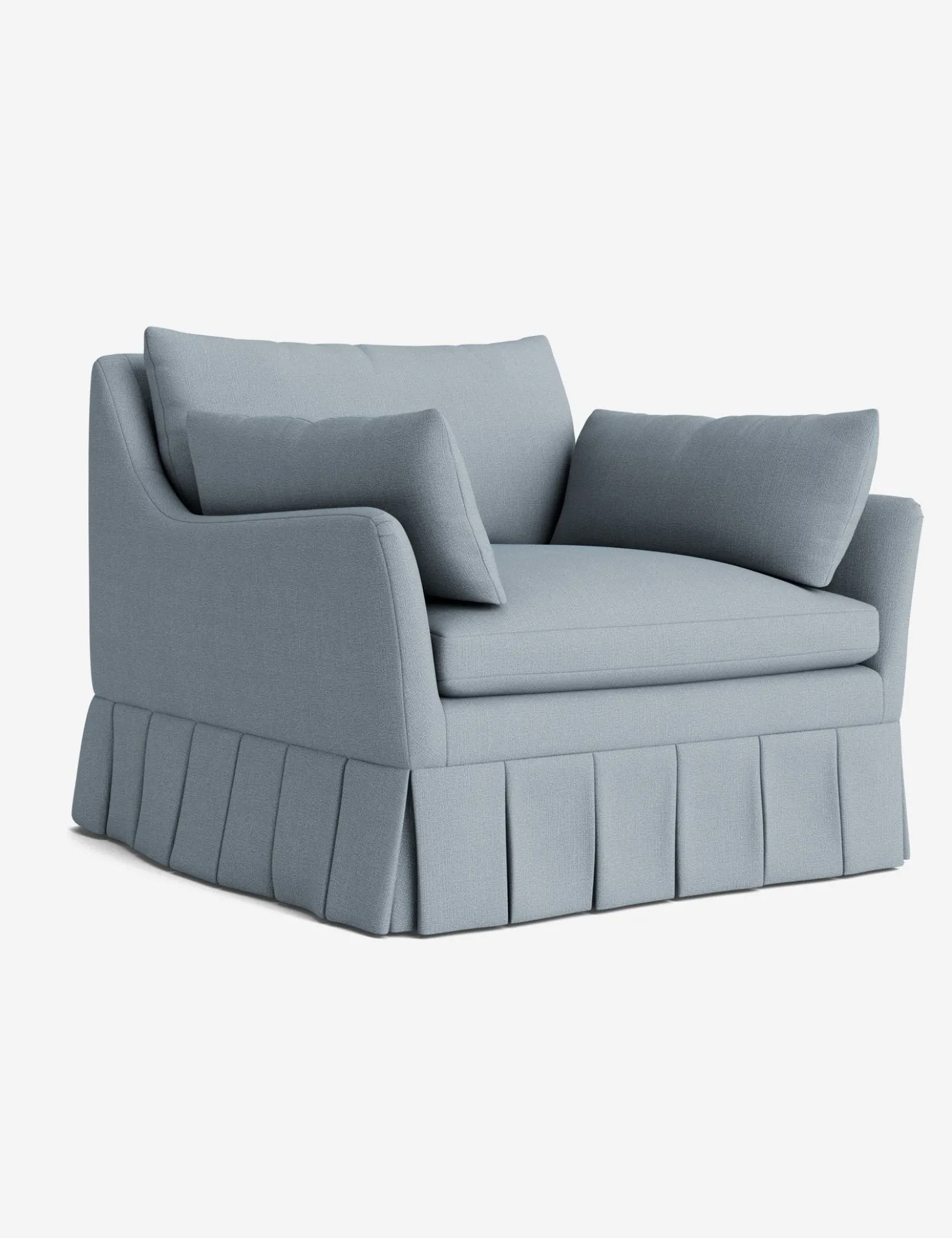 Portola Luxe Depth Pleated Chair
