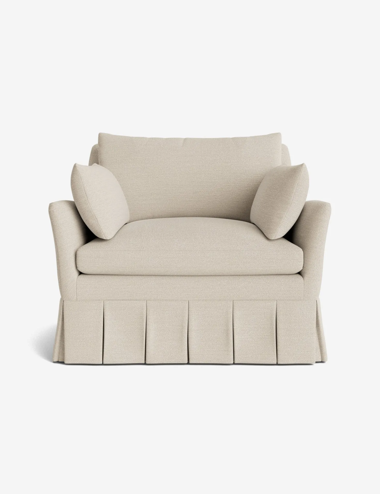 Portola Luxe Depth Pleated Chair