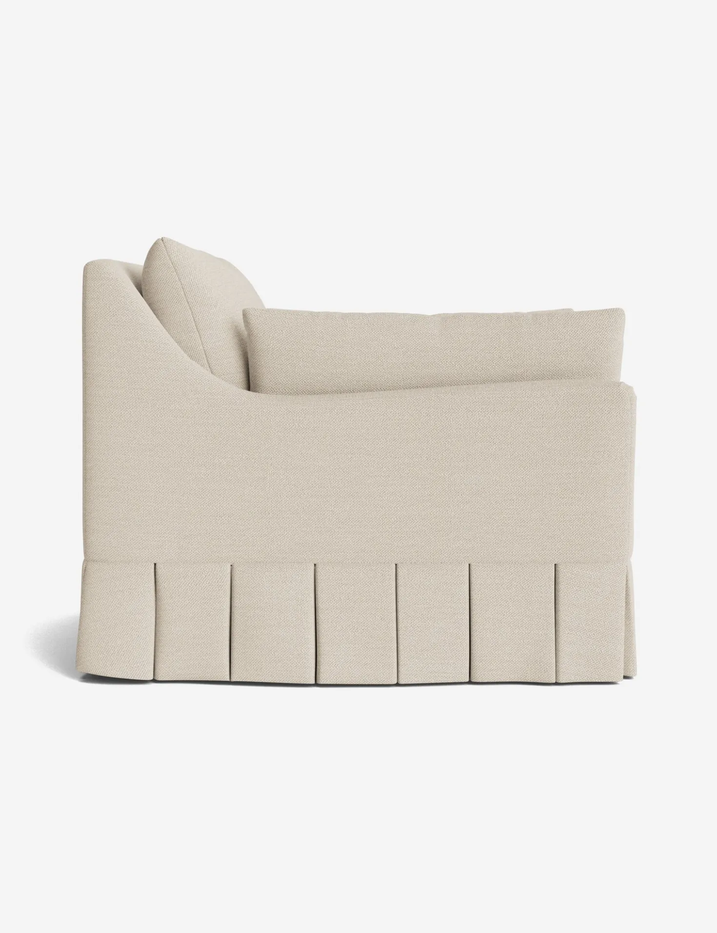 Portola Luxe Depth Pleated Chair