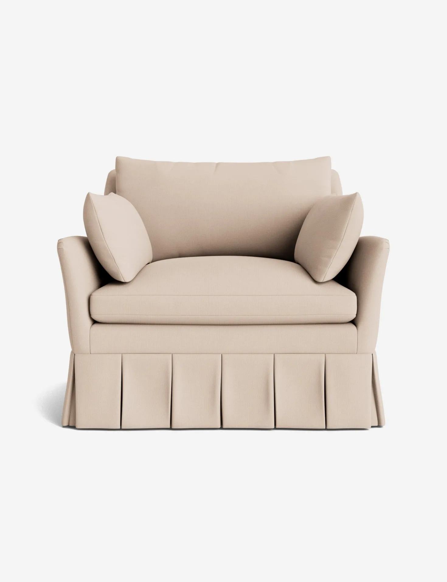 Portola Luxe Depth Pleated Chair