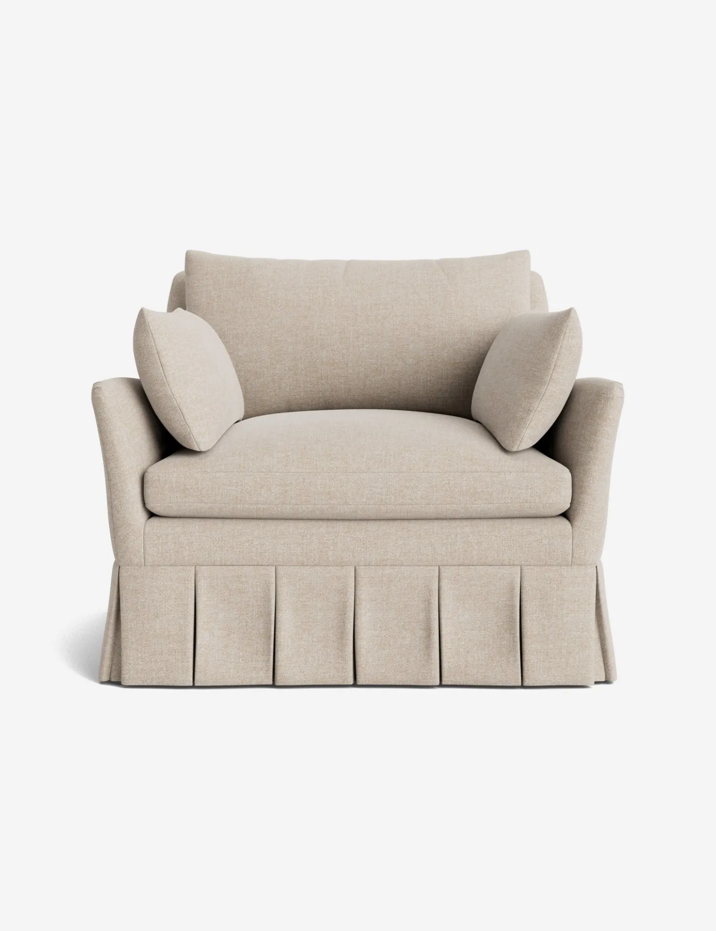 Portola Luxe Depth Pleated Chair