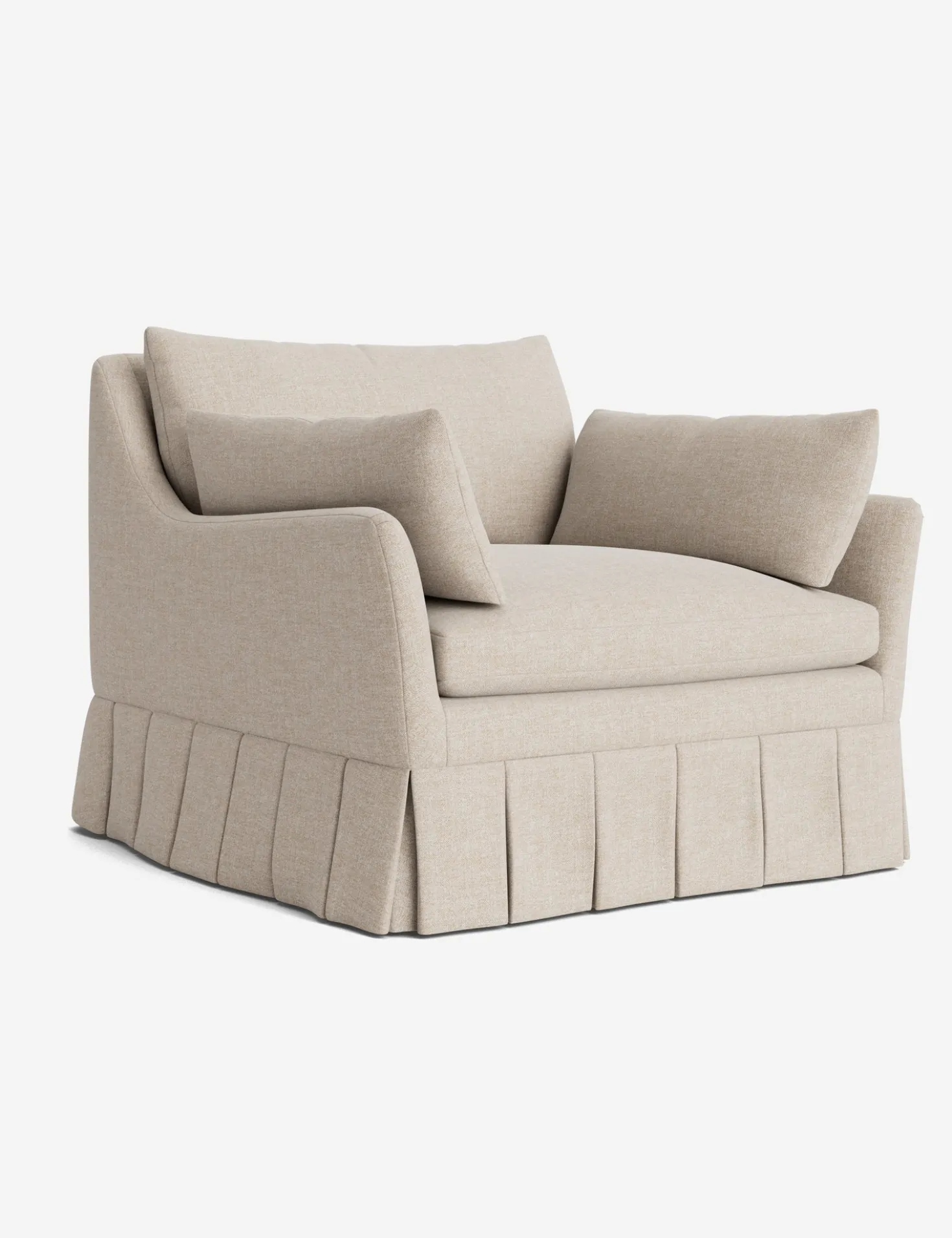 Portola Luxe Depth Pleated Chair
