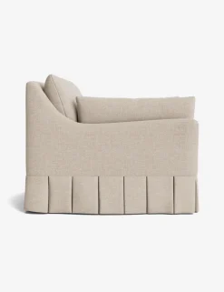 Portola Luxe Depth Pleated Chair