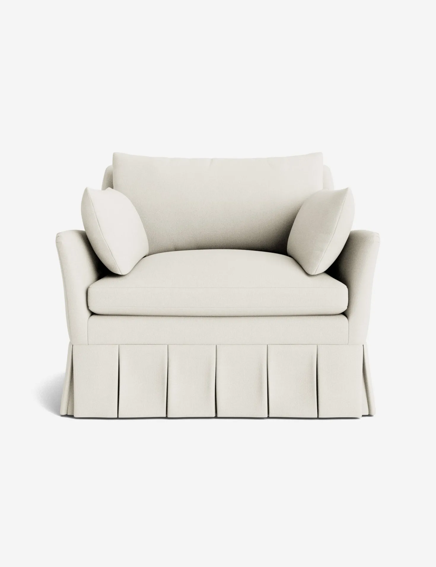 Portola Luxe Depth Pleated Chair