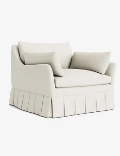 Portola Luxe Depth Pleated Chair