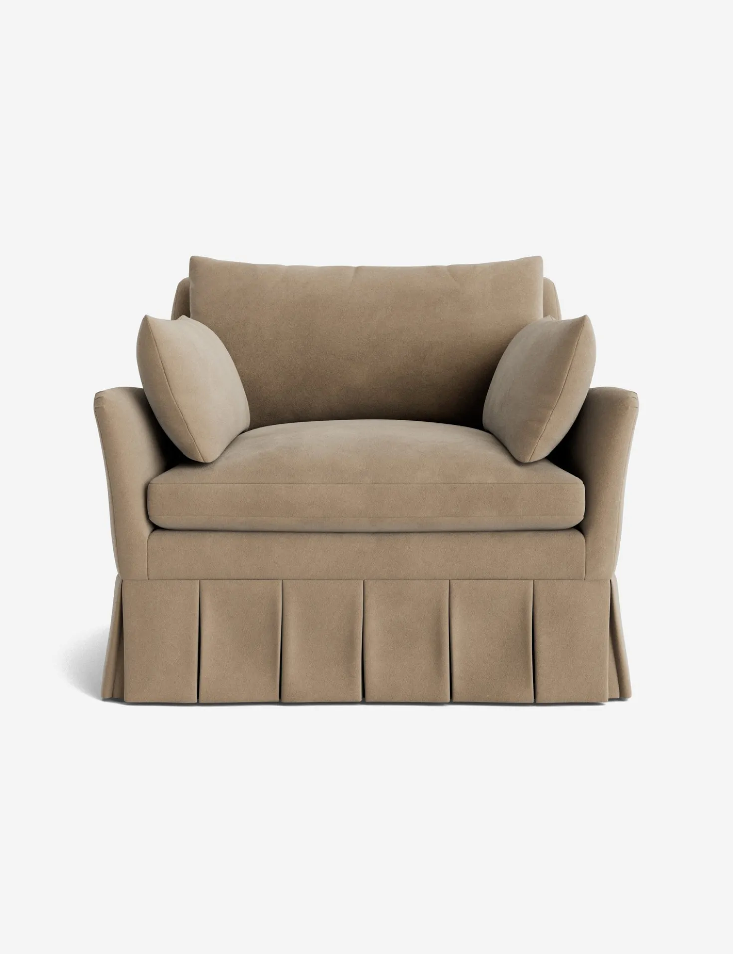 Portola Luxe Depth Pleated Chair