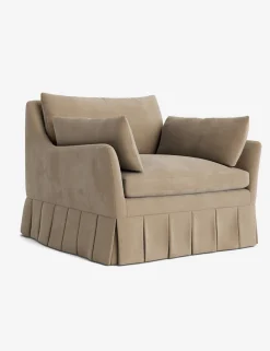 Portola Luxe Depth Pleated Chair