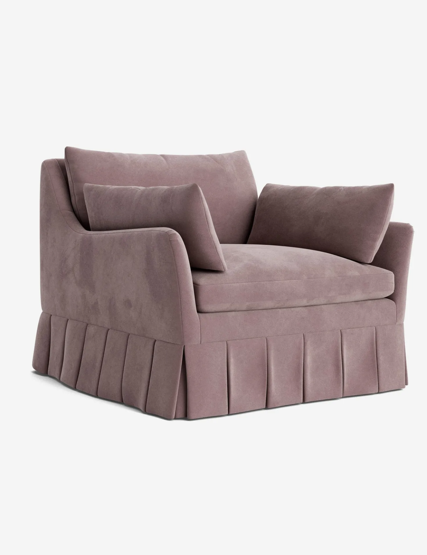 Portola Luxe Depth Pleated Chair