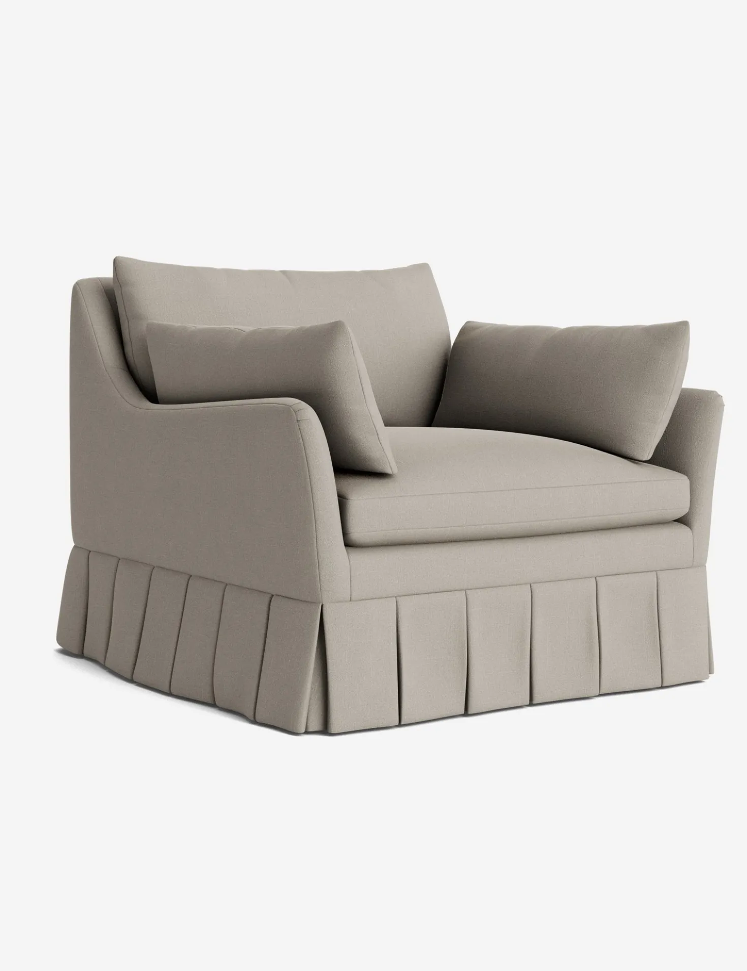 Portola Luxe Depth Pleated Chair