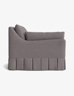 Portola Luxe Depth Pleated Chair