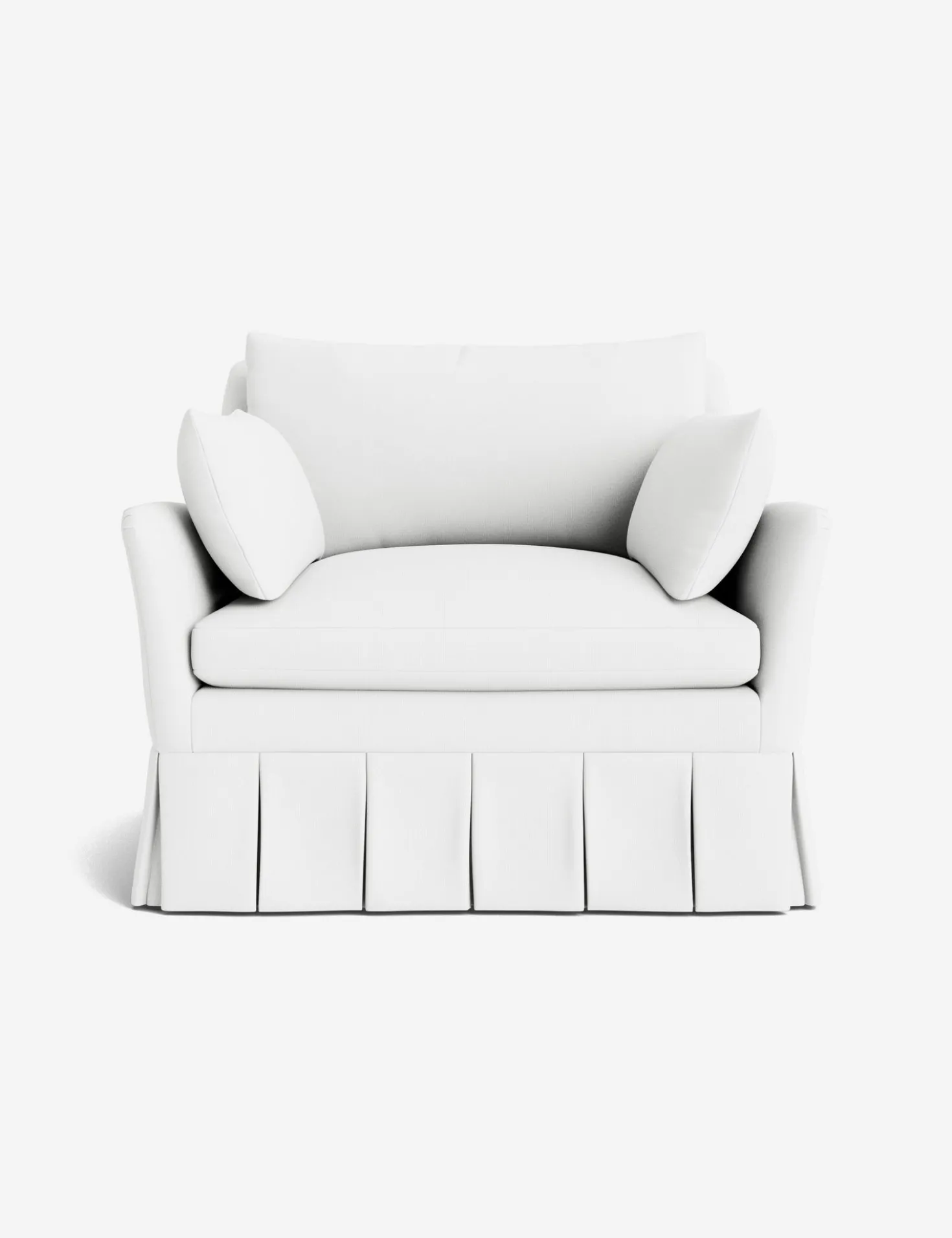 Portola Luxe Depth Pleated Chair