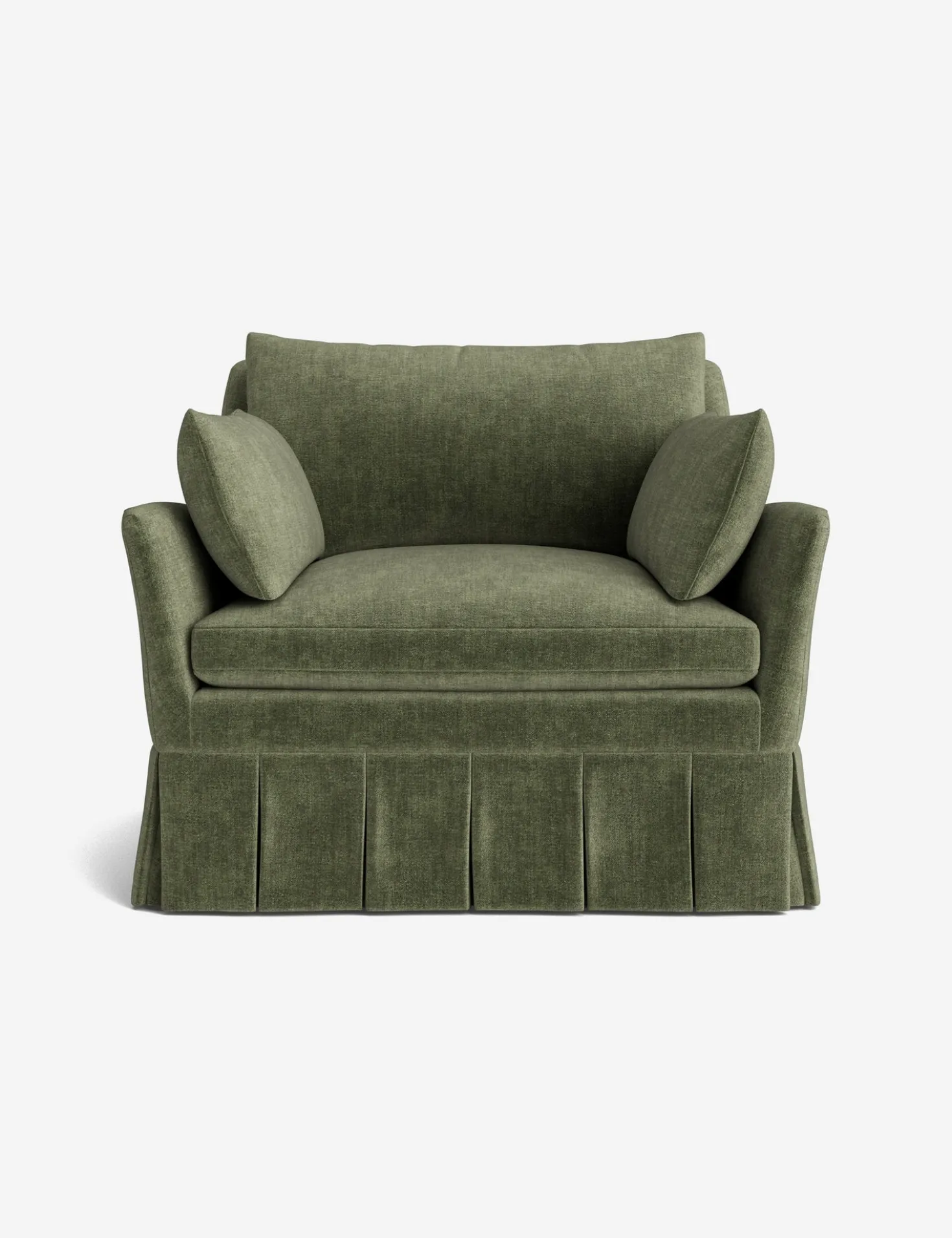 Portola Luxe Depth Pleated Chair
