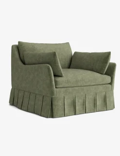 Portola Luxe Depth Pleated Chair