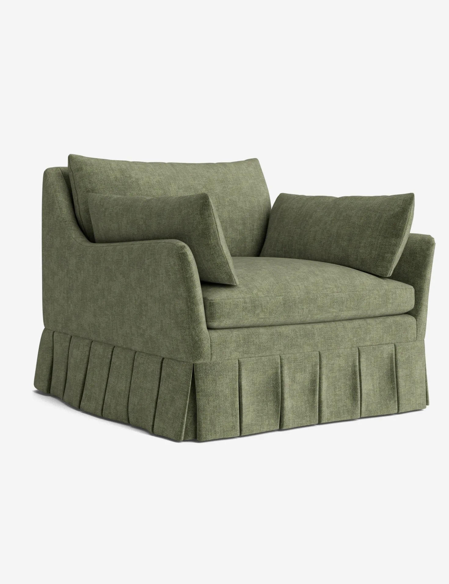 Portola Luxe Depth Pleated Chair