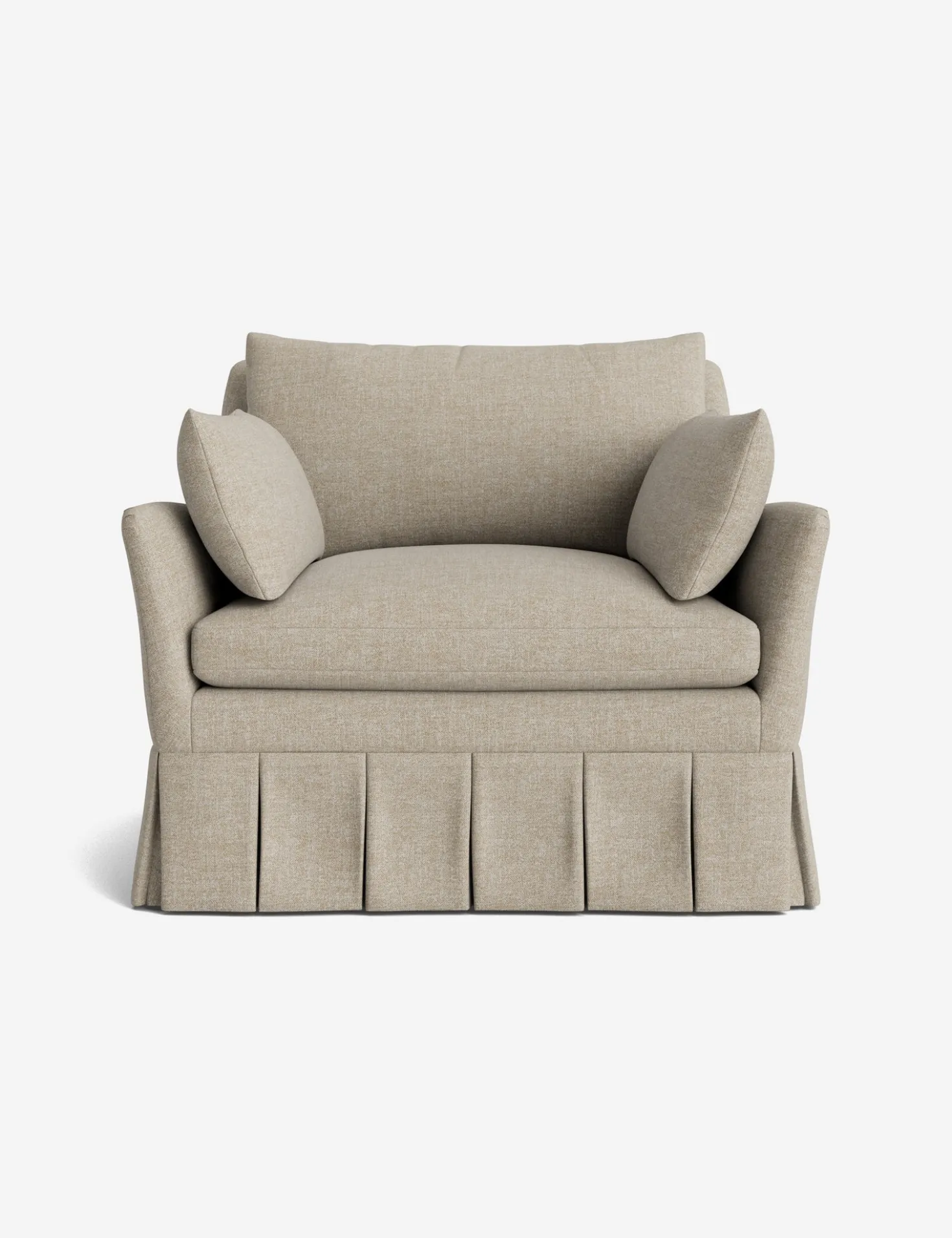 Portola Luxe Depth Pleated Chair