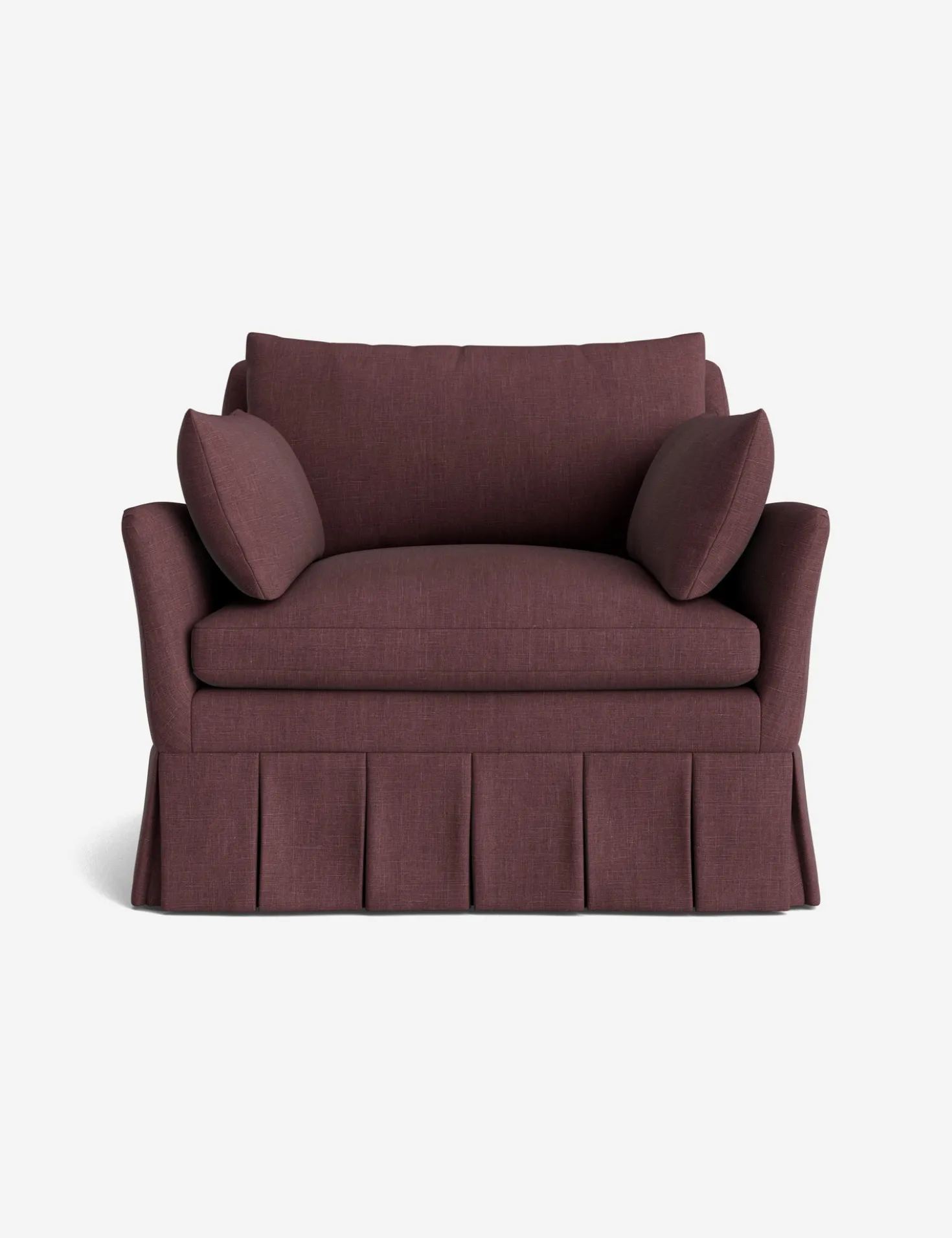 Portola Luxe Depth Pleated Chair