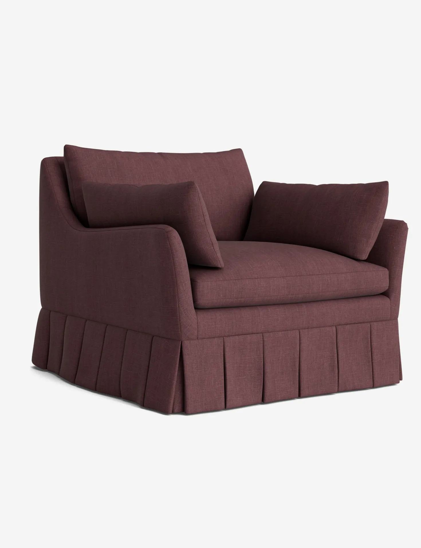 Portola Luxe Depth Pleated Chair