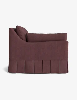 Portola Luxe Depth Pleated Chair