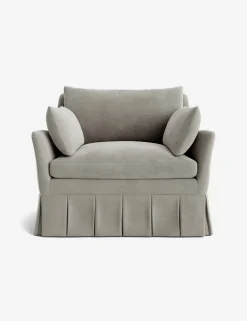 Portola Luxe Depth Pleated Chair