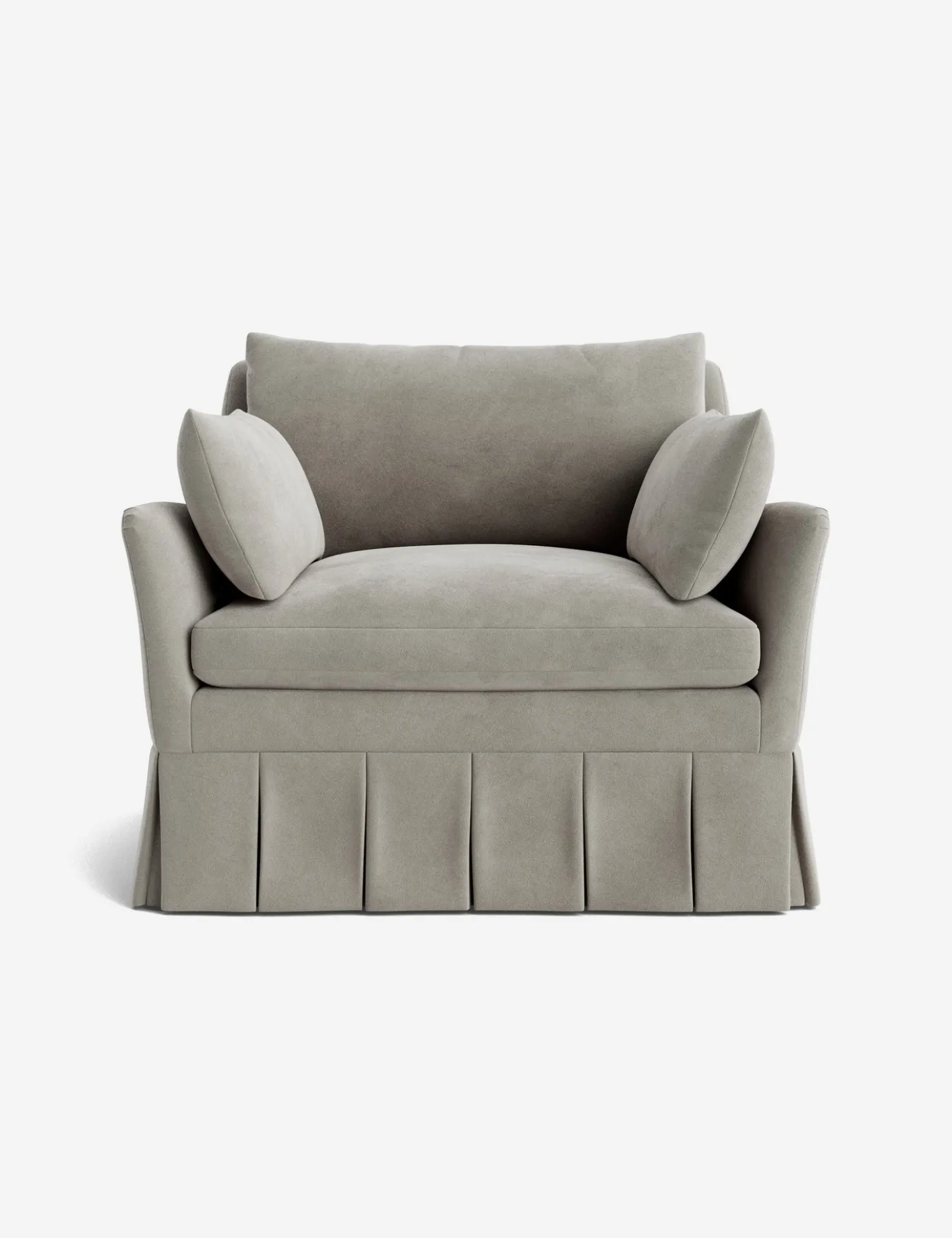 Portola Luxe Depth Pleated Chair