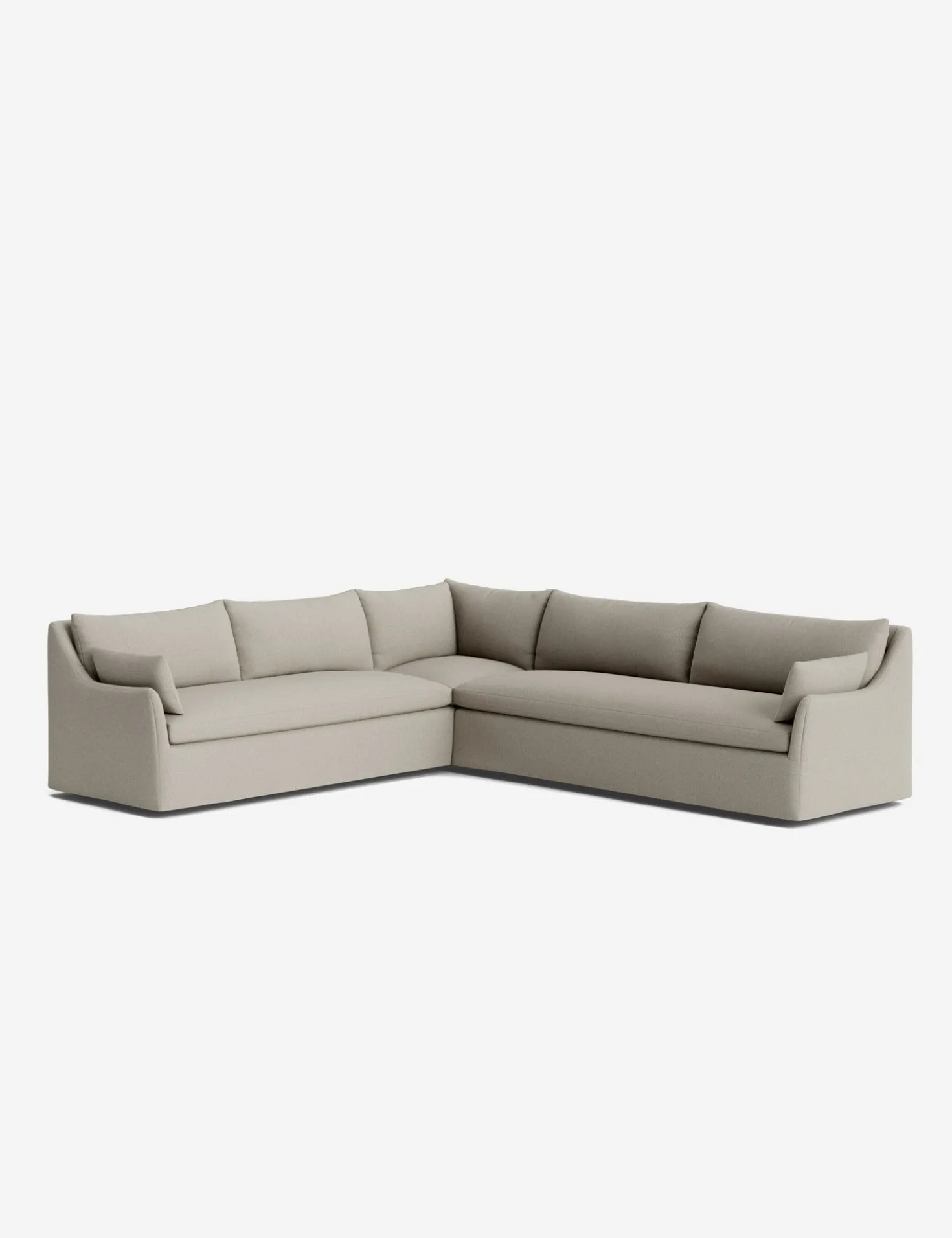 Portola Slipcover Corner Sectional Sofa