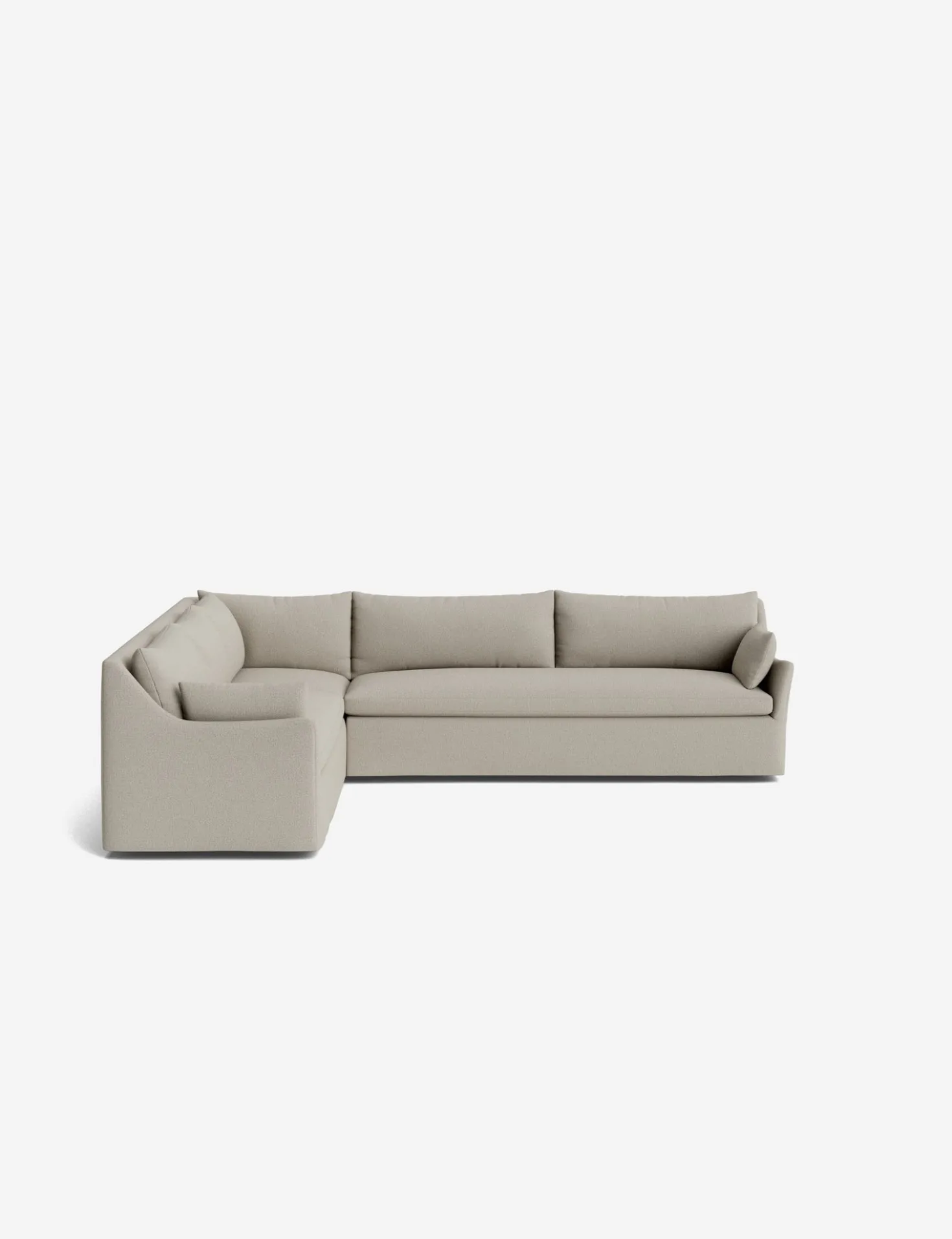 Portola Slipcover Corner Sectional Sofa