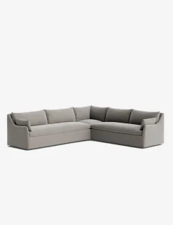 Portola Slipcover Corner Sectional Sofa