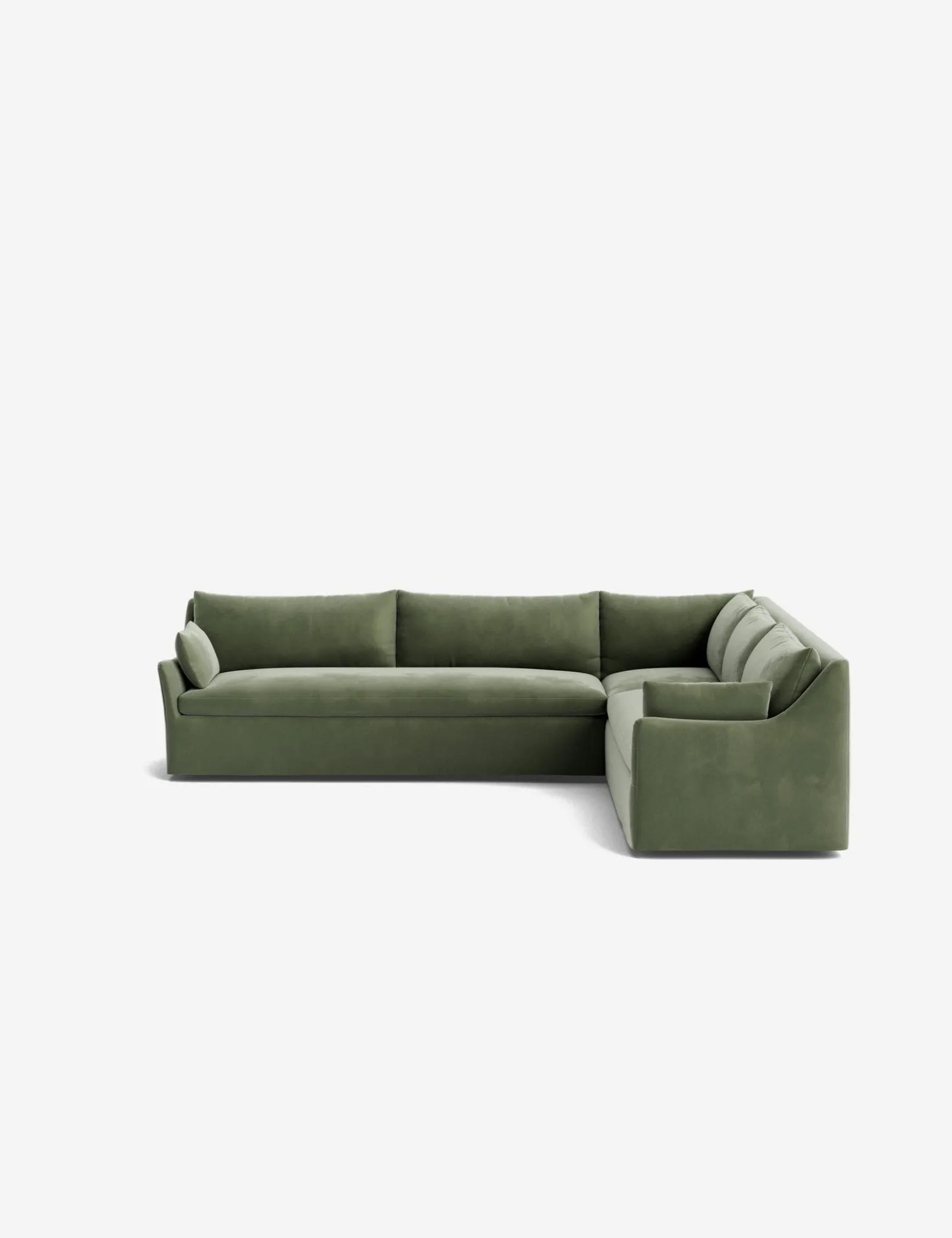 Portola Slipcover Corner Sectional Sofa