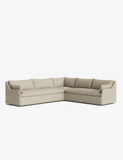 Portola Slipcover Corner Sectional Sofa