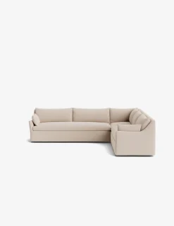 Portola Slipcover Corner Sectional Sofa