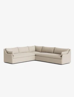 Portola Slipcover Corner Sectional Sofa