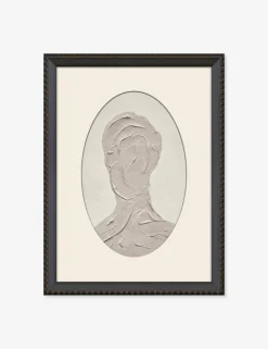 Portrait 5 With Oval Mat Wall Art by Coup d'Esprit