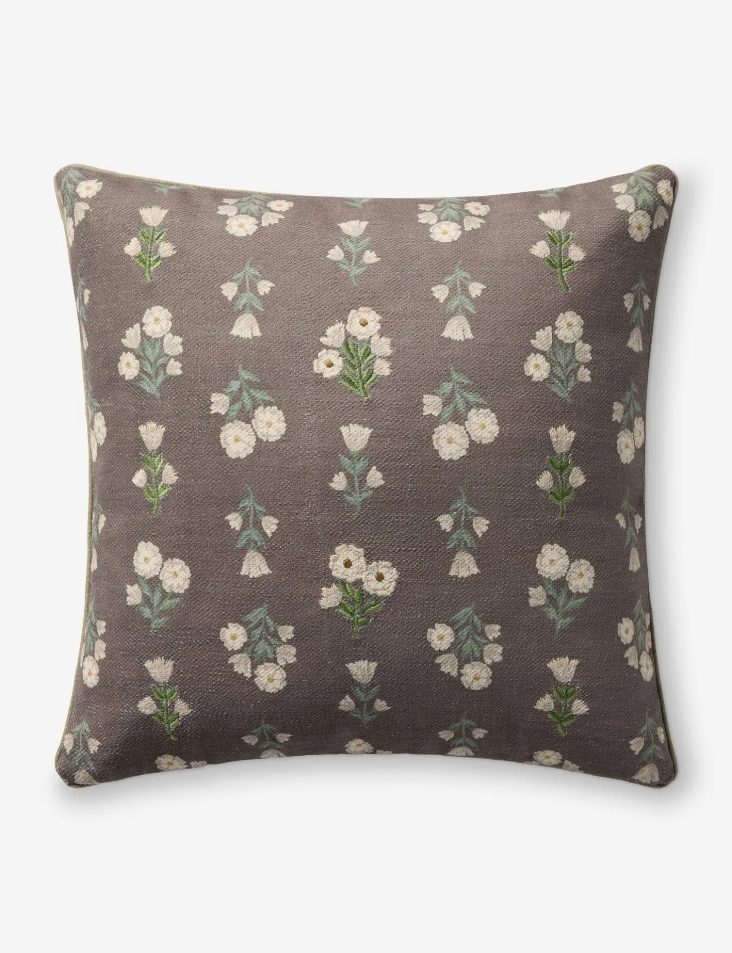 Posie Embroidered Pillow by Chris Loves Julia x Loloi