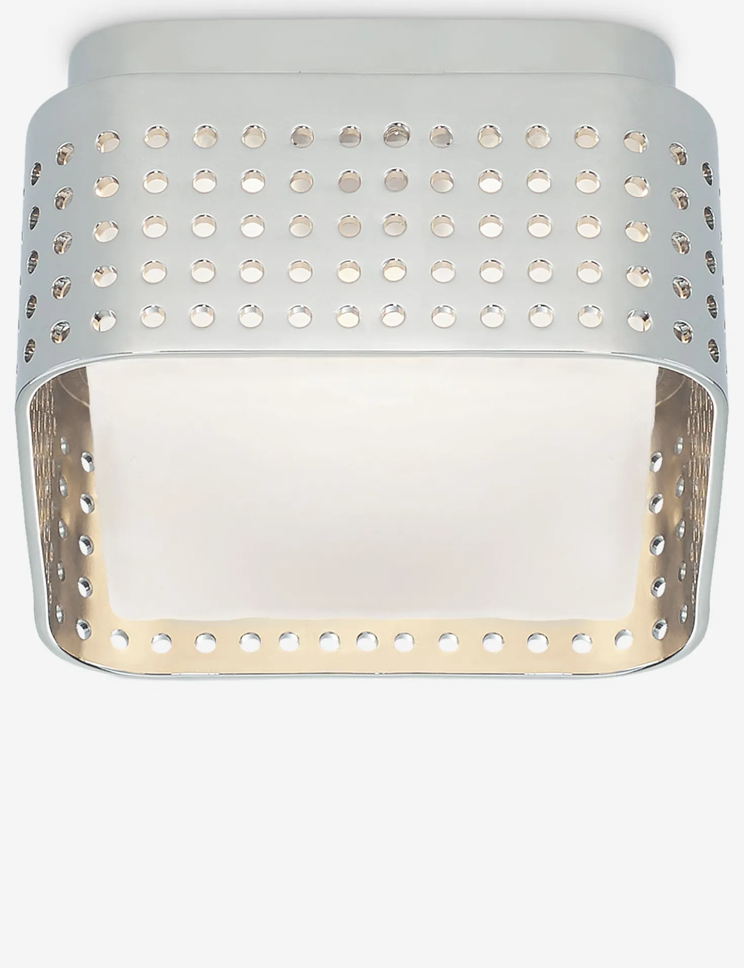 Precision Solitaire Square Mini Flush Mount Light by Kelly Wearstler