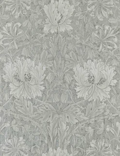 Pure Honeysuckle and Tulip Linen Blend Fabric by Morris & Co.