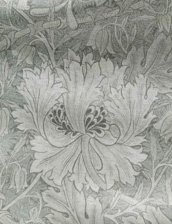 Pure Honeysuckle and Tulip Linen Blend Fabric by Morris & Co.