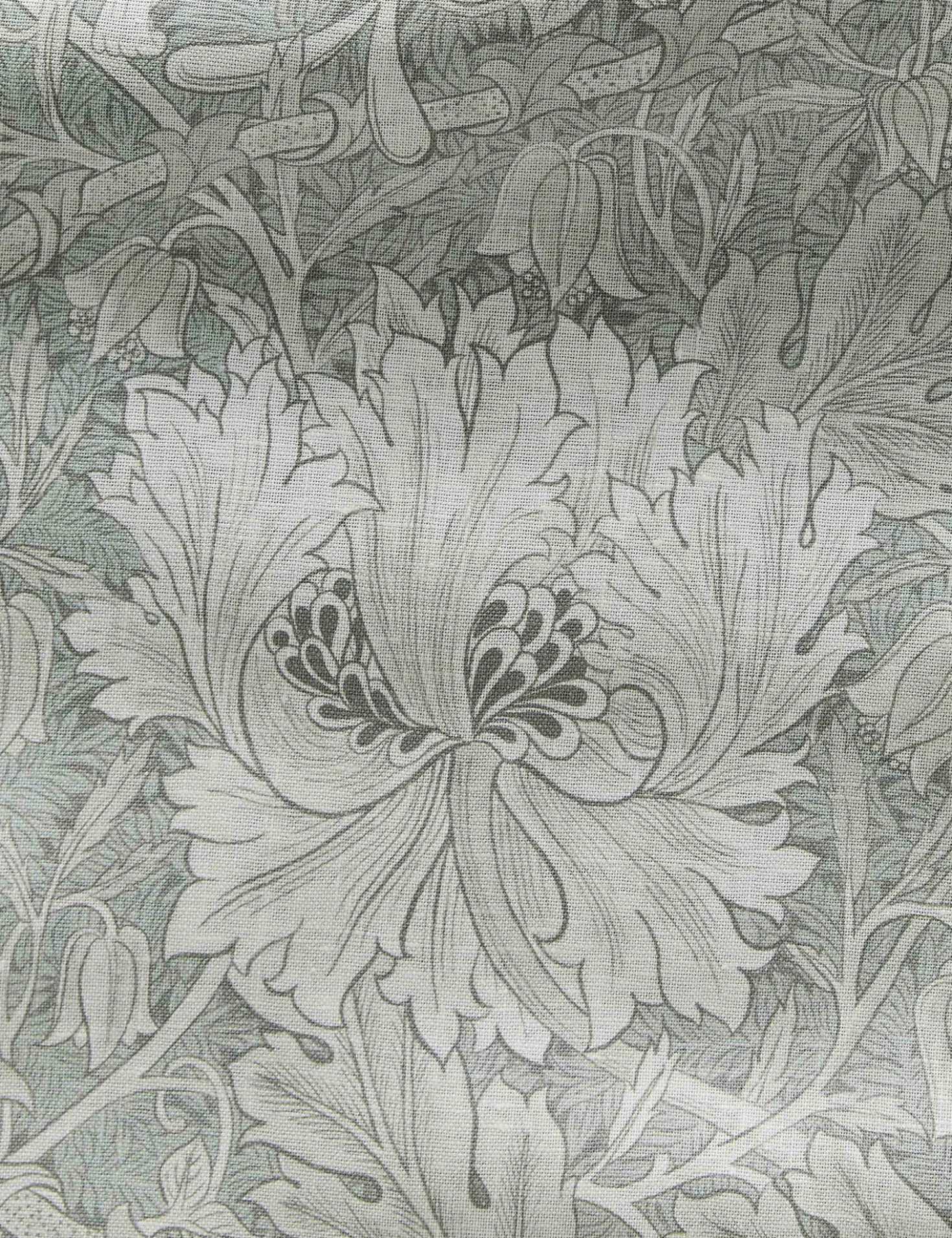 Pure Honeysuckle and Tulip Linen Blend Fabric by Morris & Co.